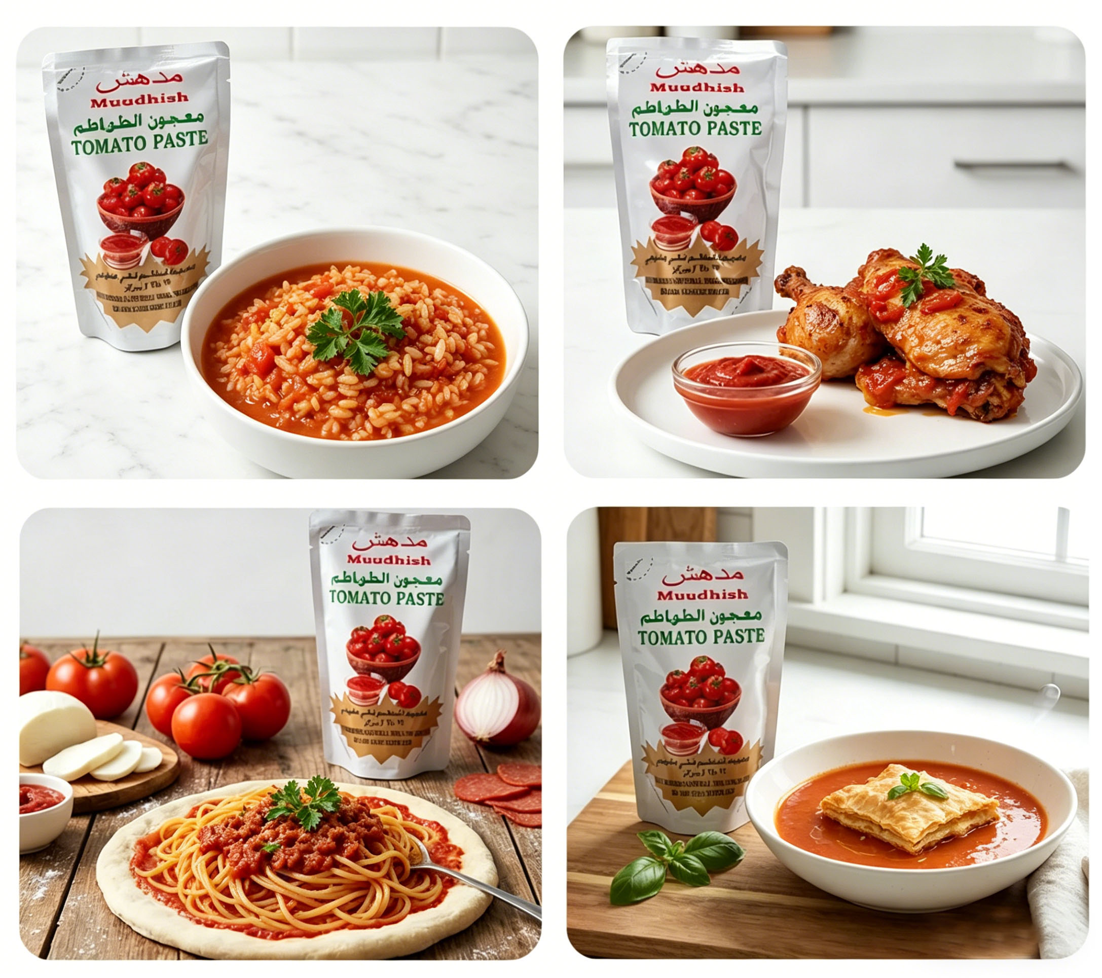 Organic Tomato Paste Sachet For Frying Tomato Paste Sachet Fried Food Condiment