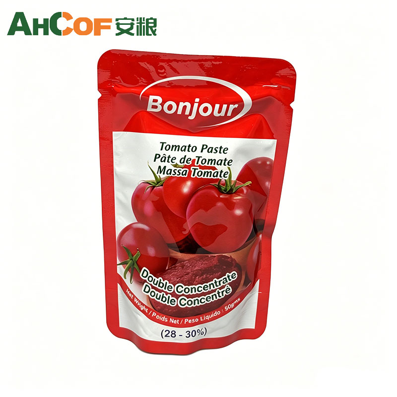 Flavored Tomato Paste Sachet with FDA Certification 50g Convenience